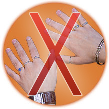 Mains avec bijoux Mains avec bijoux